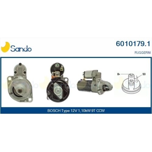 Motorino avviamento sando - di,
