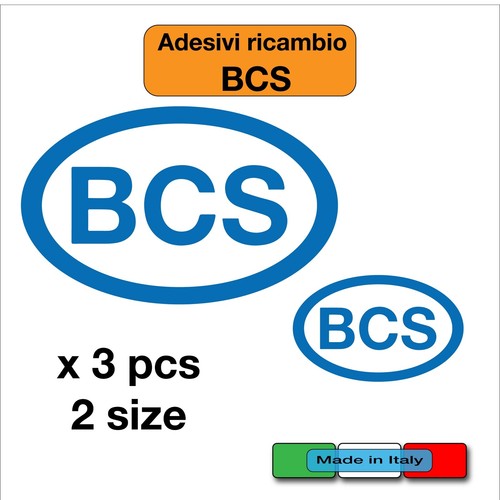 Adesivo ricambio bcs benzina - ricambio,