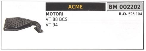 Marmitta per motore acme - per,